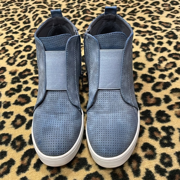 JG blue wedge high tops - Picture 2 of 4
